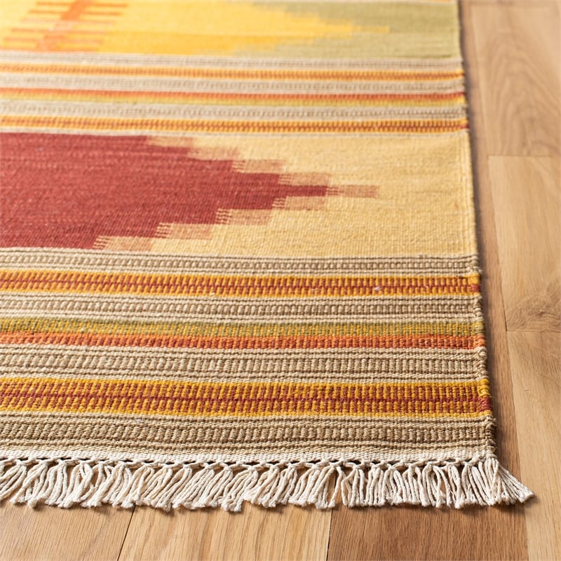 Safavieh Kilim Red Contemporary Rug - Square 5'