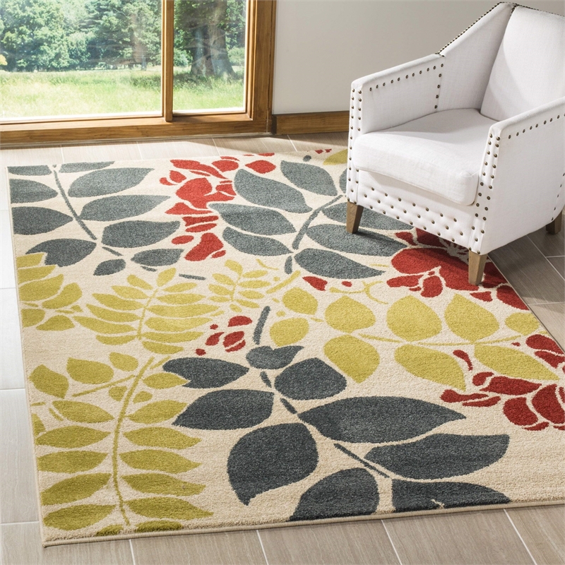 Safavieh Newbury Blue Floral Rug - 3' x 5'