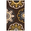 Safavieh Newbury Brown Floral Rug - 3' x 5'
