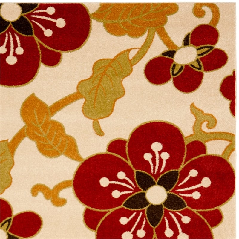 Safavieh Newbury Ivory Floral Rug - 3' x 5'