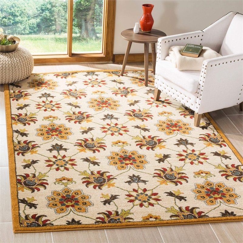 Safavieh Newbury Ivory Floral Rug - 8' x 10'