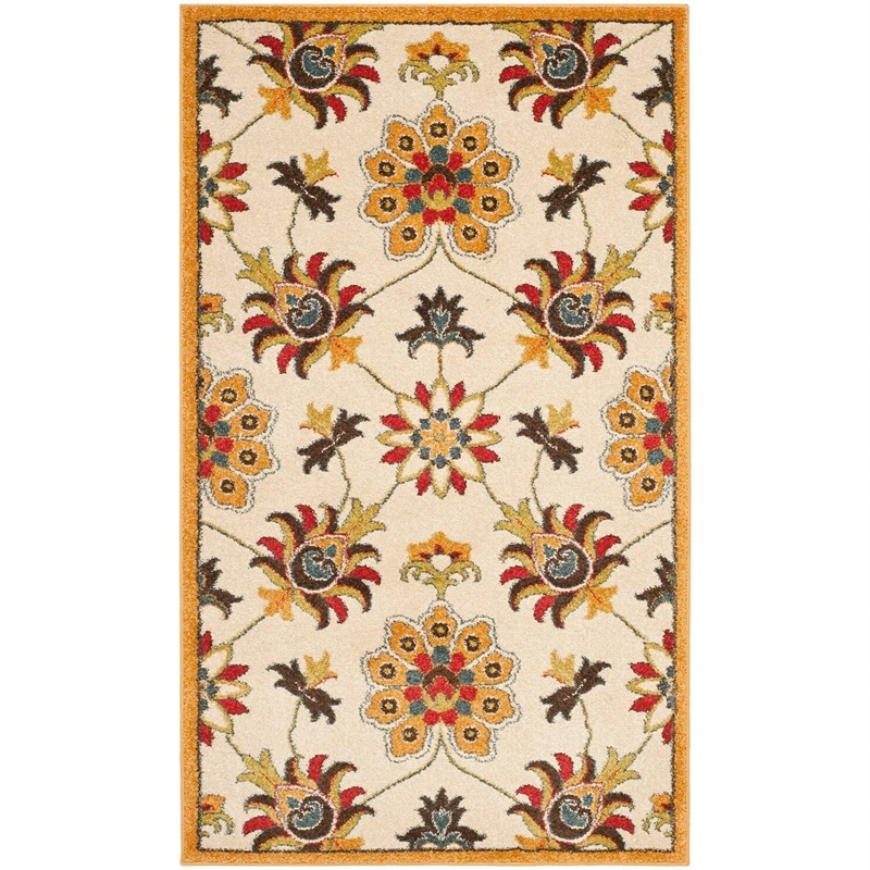 Safavieh Newbury Ivory Floral Rug - 8' x 10'