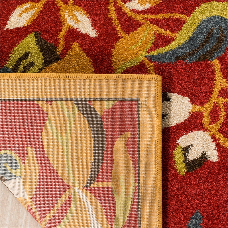 Safavieh Newbury Red Floral Rug - 8' x 10'