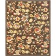 Safavieh Newbury Brown Floral Rug - 8' x 10'