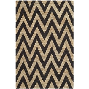 Safavieh Organica  Black Contemporary Rug - 4' x 6'