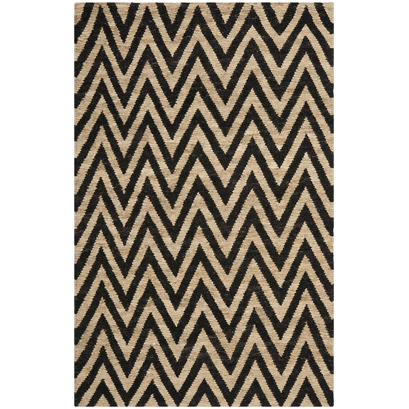 Safavieh Organica  Black Contemporary Rug - 5' x 8'