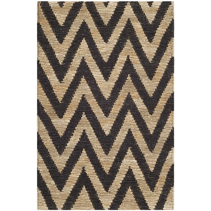 Safavieh Organica  Black Contemporary Rug - Runner 2'6