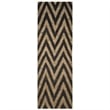 Safavieh Organic Black Contemporary Rug - Runner 2'6