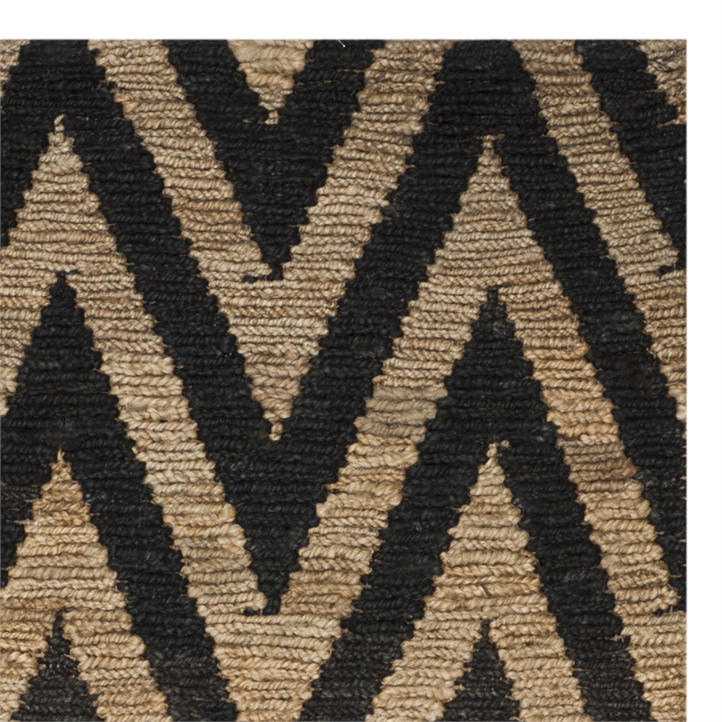 Safavieh Organic Black Contemporary Rug - Runner 2'6