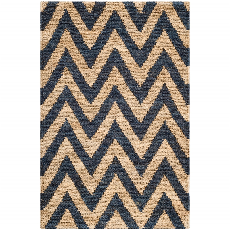 Safavieh Organic Blue Contemporary Rug - 9' x 12'