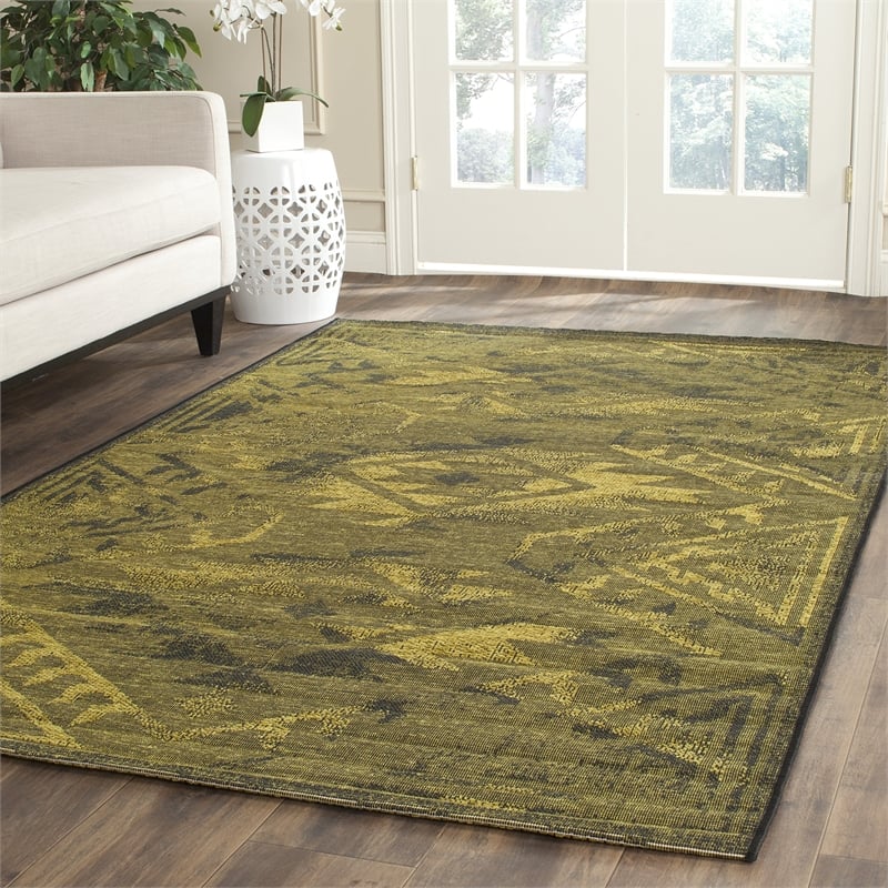 Safavieh Palazzo Black Contemporary Rug - 8' x 11'