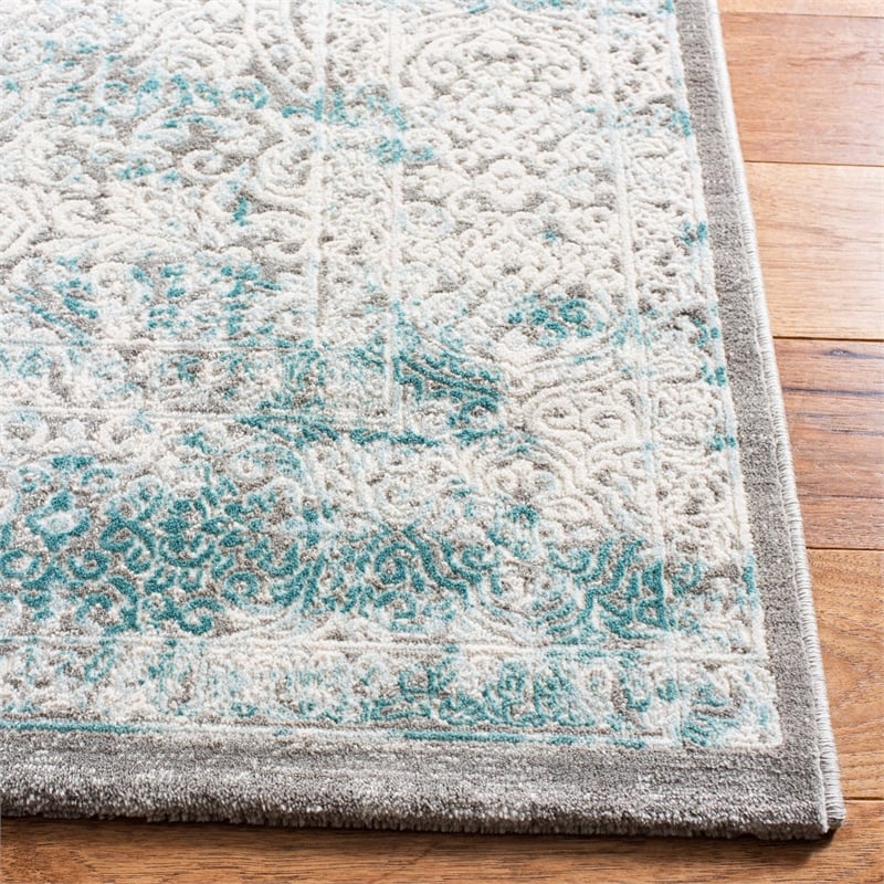Safavieh Passion Turquoise Traditional Rug - Runner 2'2