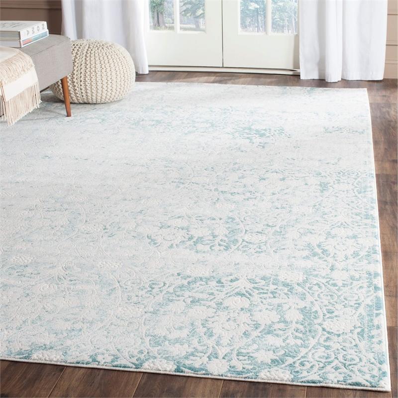 Safavieh Passion Turquoise Traditional Rug - 4' x 5'7