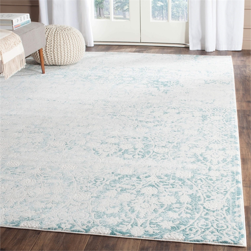 Safavieh Passion Turquoise Traditional Rug - 4' x 5'7