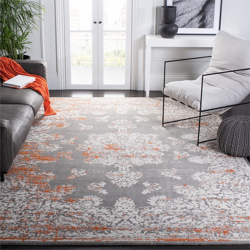 Safavieh Passion Grey Traditional Rug - 6'7