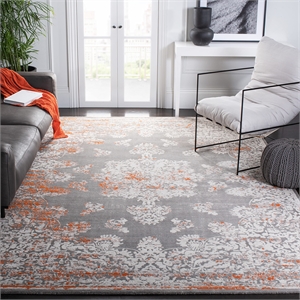 Safavieh Passion Grey Traditional Rug - 6'7&quot x 9'2&quot