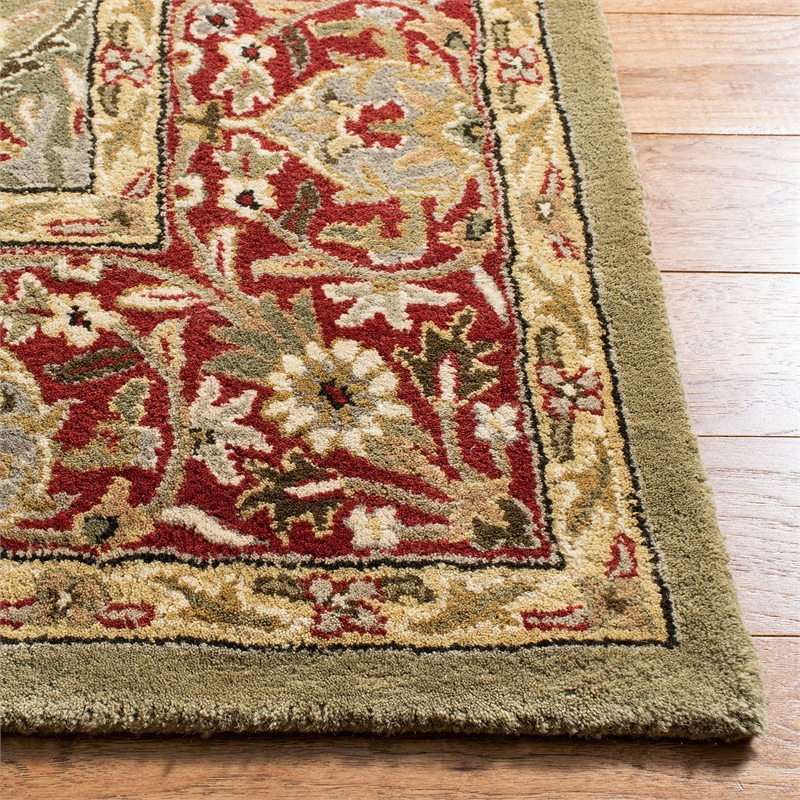 Safavieh Legend Light Green Traditional Rug - Runner 2'6