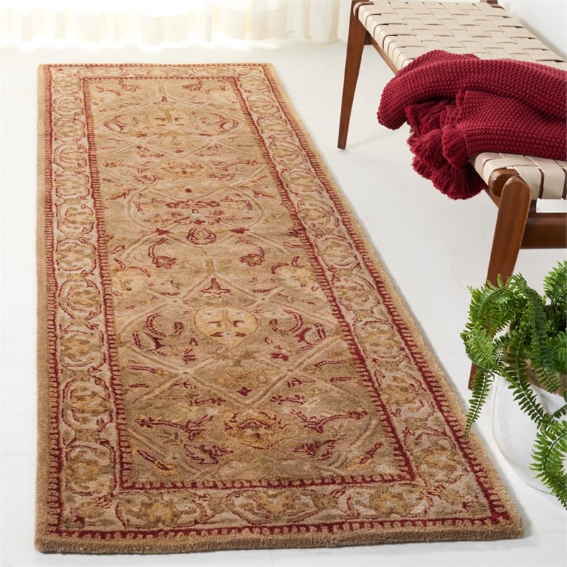 Safavieh Legend Moss Traditional Rug - Runner 2'6