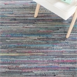 Safavieh Rag Rug Grey Contemporary Rug - 8' x 10'