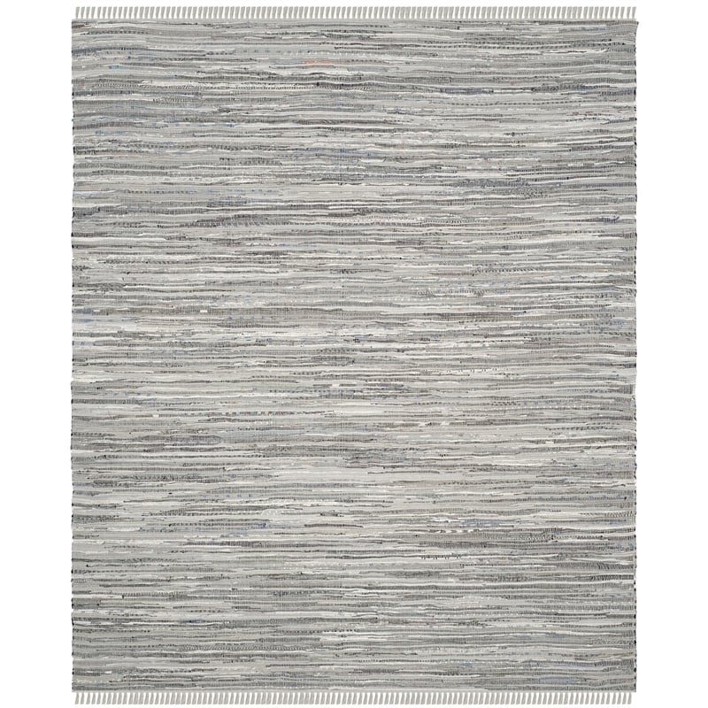 Safavieh Rag Rug Grey Contemporary Rug - 9' x 12'