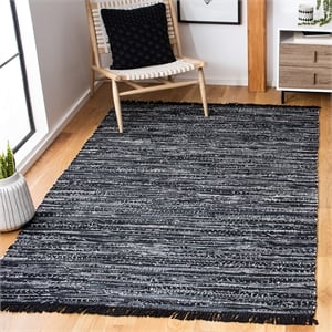 Safavieh Rag Rug 3'-0&quot X 5'-0&quotCotton Hand Woven Rug In Rust