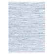 Safavieh Rag Rug Light Blue Contemporary Rug - 5' x 7'