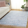 Safavieh Rag Rug Light Blue Contemporary Rug - 5' x 7'