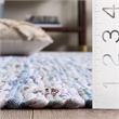 Safavieh Rag Rug Light Blue Contemporary Rug - 8' x 10'