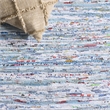 Safavieh Rag Rug Light Blue Contemporary Rug - 8' x 10'