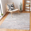 Safavieh Rag Rug Ivory Contemporary Rug - 5' x 7'