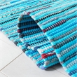 Safavieh Rag Rug Turquoise Contemporary Rug - 8' x 10'