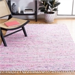 Safavieh Rag Rug Light Pink Contemporary Rug - 4' x 6'