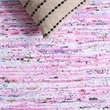 Safavieh Rag Rug Light Pink Contemporary Rug - 8' x 10'