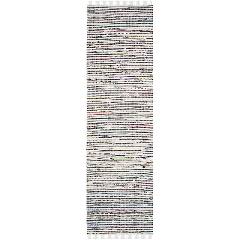 Safavieh Rag Rug Light Pink Contemporary Rug - Runner 2'3