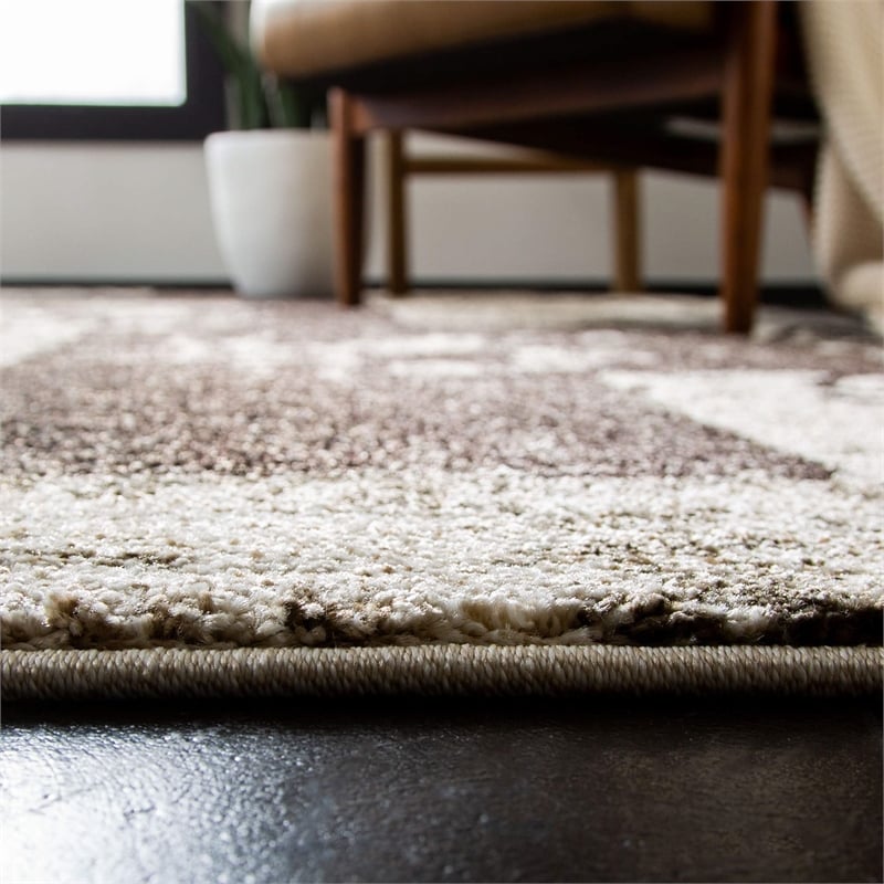Safavieh Retro Creme Contemporary Rug - 4' x 6'