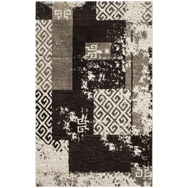 Safavieh Retro Creme Contemporary Rug - 5' x 8'