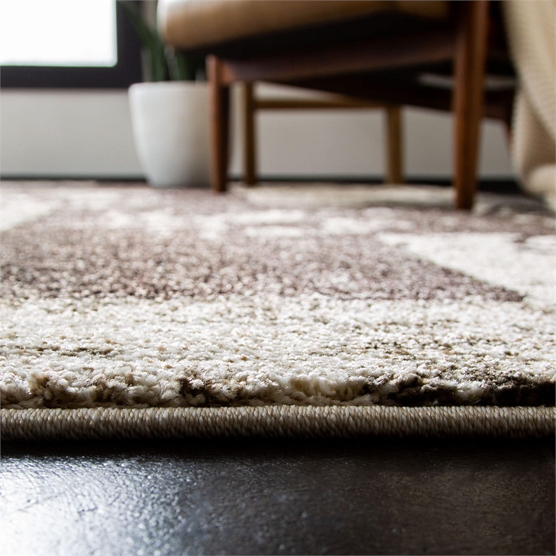 Safavieh Retro Creme Contemporary Rug - 5' x 8'