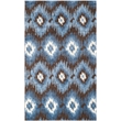 Safavieh Retro Dark Brown Contemporary Rug - 5' x 8'