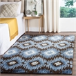 Safavieh Retro Dark Brown Contemporary Rug - 8' x 10'