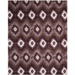 Safavieh Retro Dark Brown Contemporary Rug - 8' x 10'