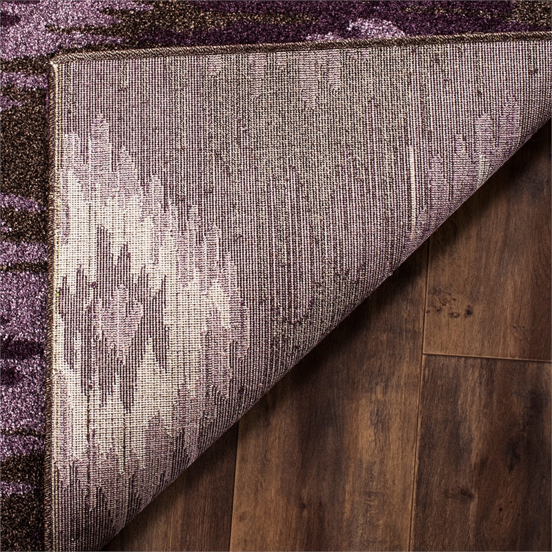 Safavieh Retro Dark Brown Contemporary Rug - 8' x 10'