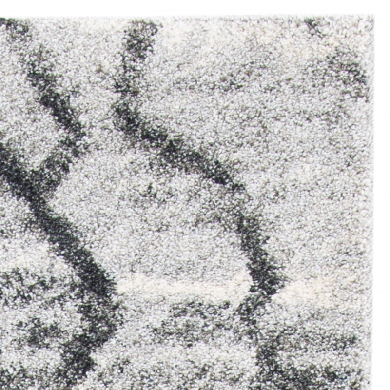 Safavieh Retro Light Grey Contemporary Rug - 3' x 5'