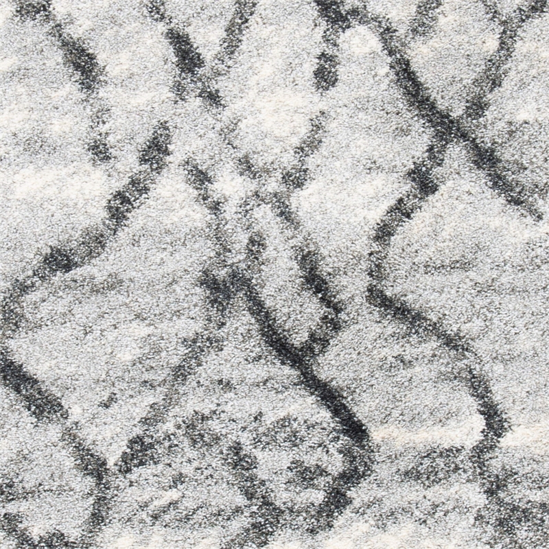 Safavieh Retro Light Grey Contemporary Rug - 4' x 6'