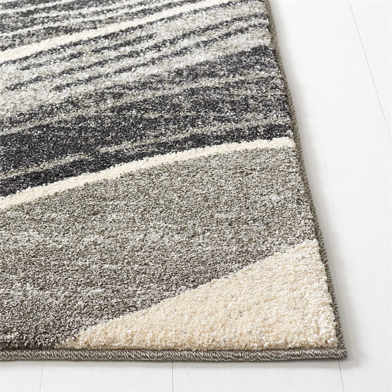 Safavieh Retro Light Grey Contemporary Rug - 8'9