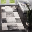 Safavieh Retro Black Contemporary Rug - Runner 2'3