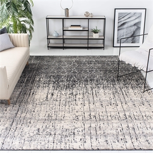 Safavieh Retro Black Contemporary Rug - 10' x 14'