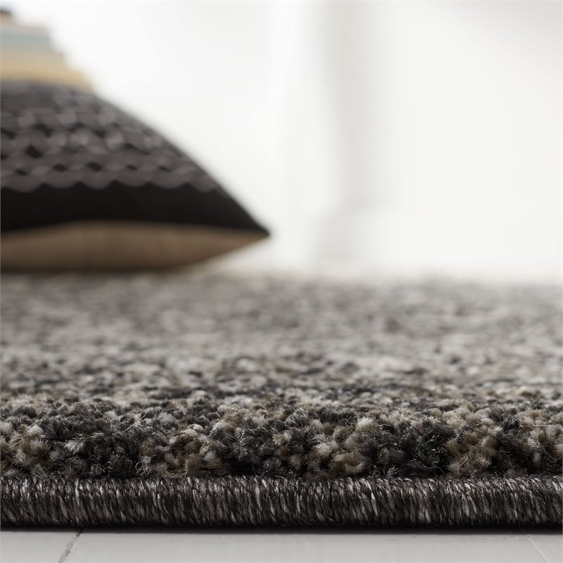 Safavieh Retro Black Contemporary Rug - Runner 2'3