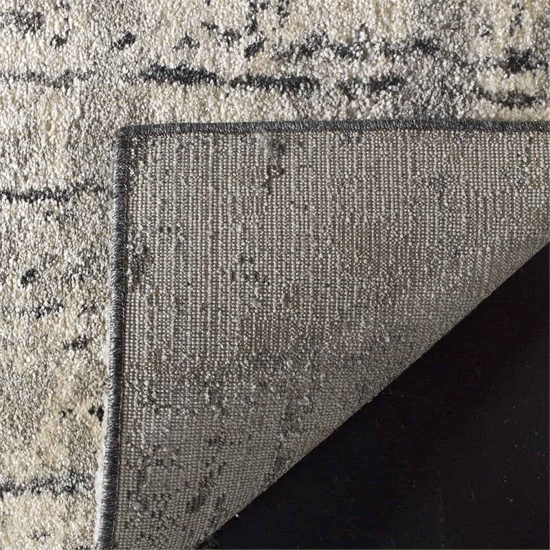 Safavieh Retro Black Contemporary Rug - Runner 2'3