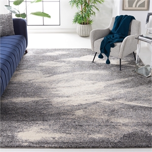 Safavieh Retro Grey Contemporary Rug - 8'9&quot x 12'