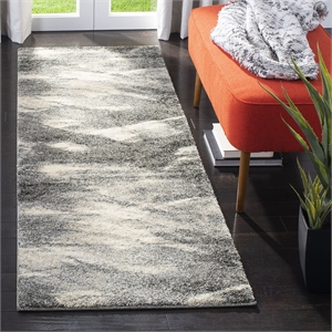 Safavieh Retro Grey Contemporary Rug - Runner 2'3&quot x 7'